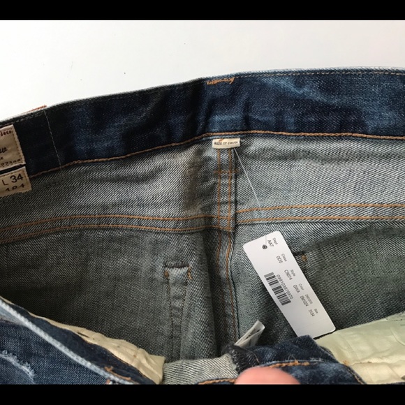J Crew 484 Gotham Wash Kaihara Denim 31x34 - Picture 4 of 8